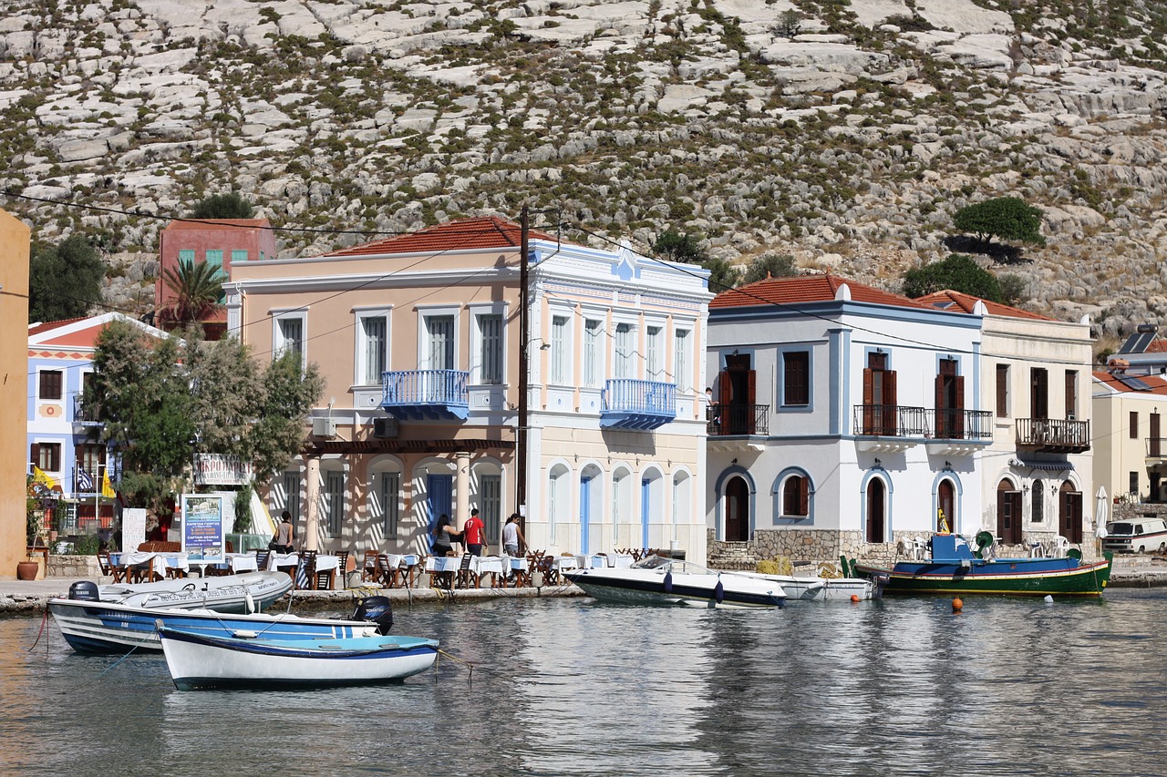 greece islands harbours free photo