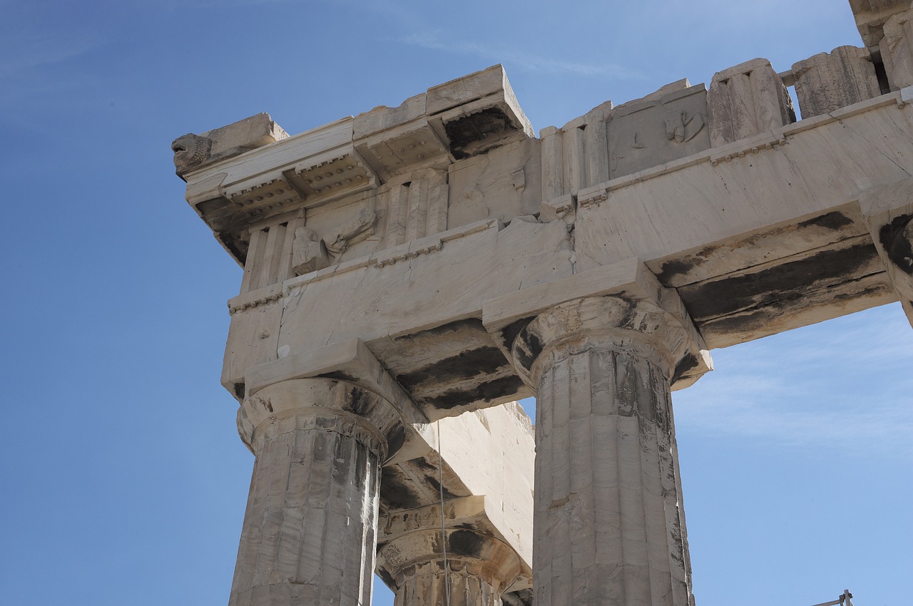 greece sky blue sky free photo