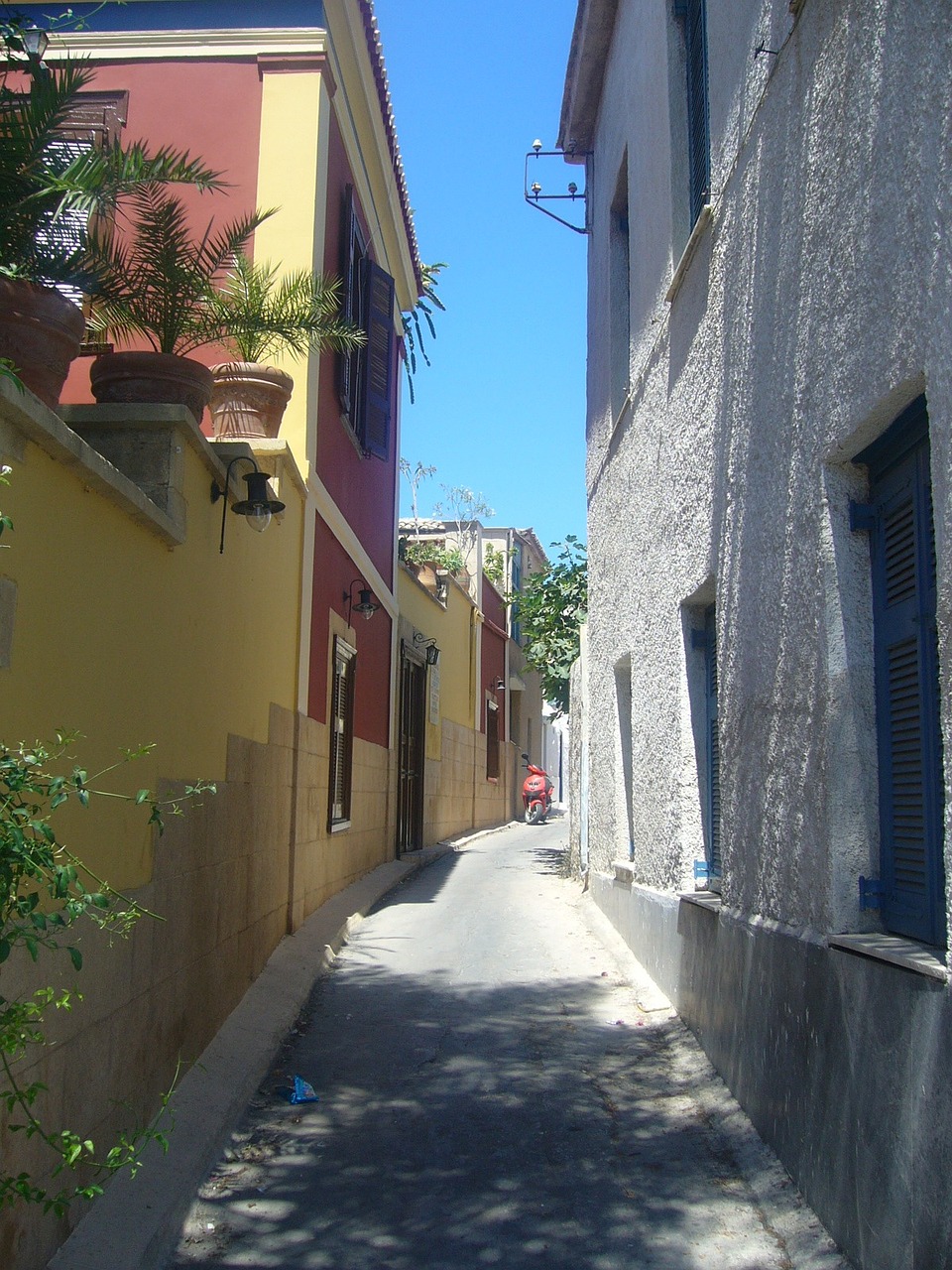 greece summer street free photo