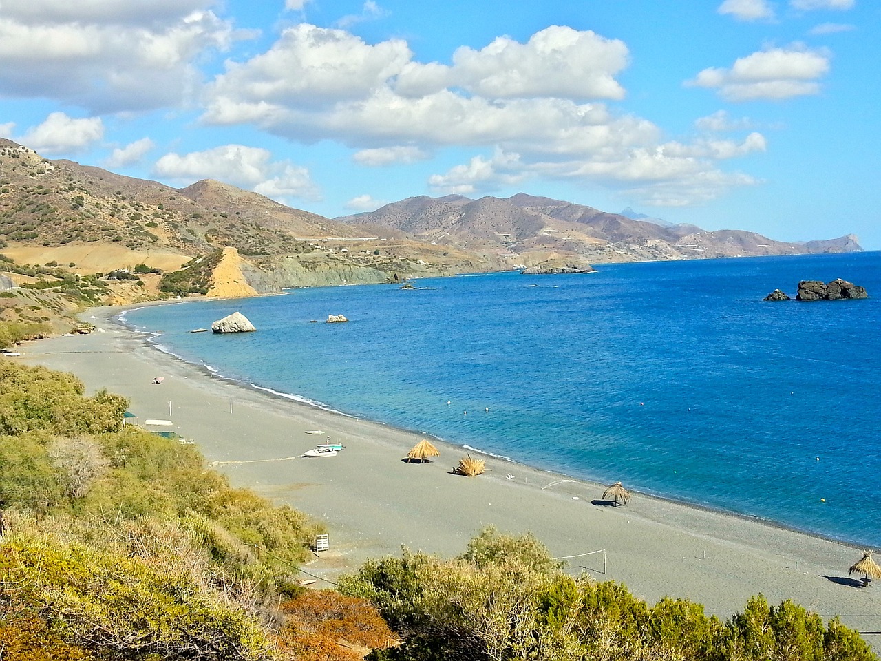 greece crete landscape free photo