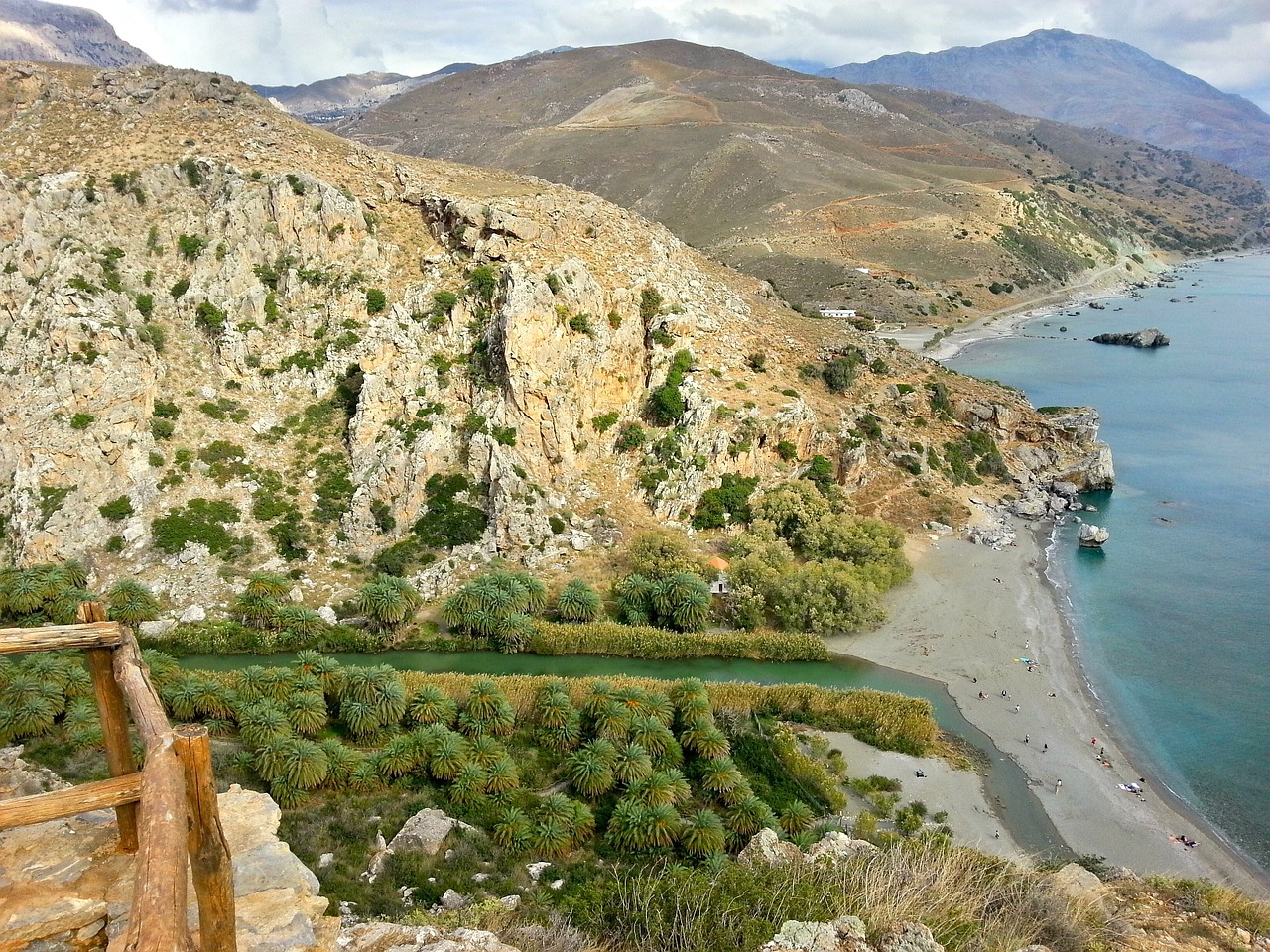 greece crete landscape free photo