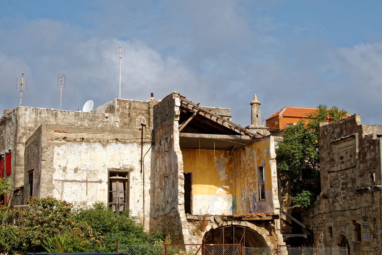 greece rhodes building free photo