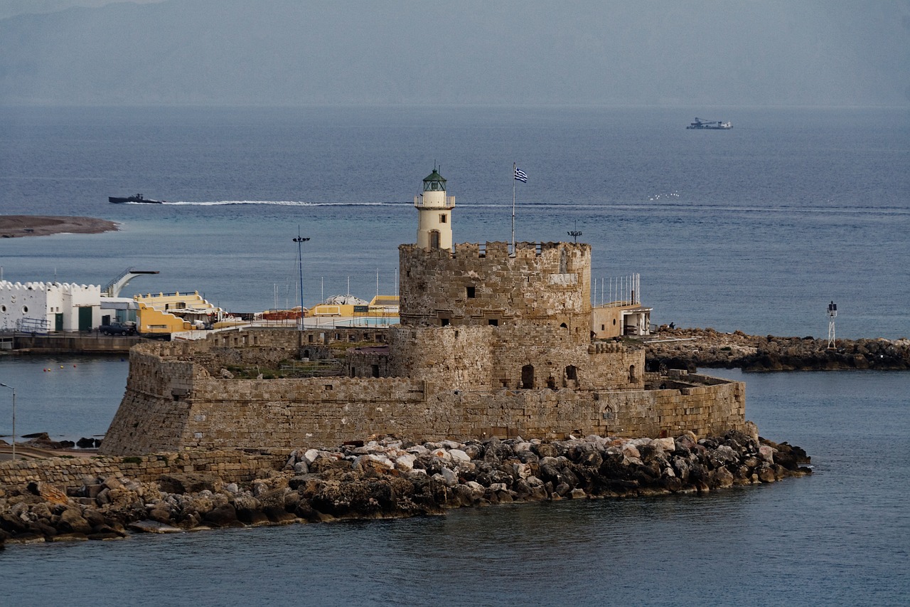 greece rhodes castle free photo