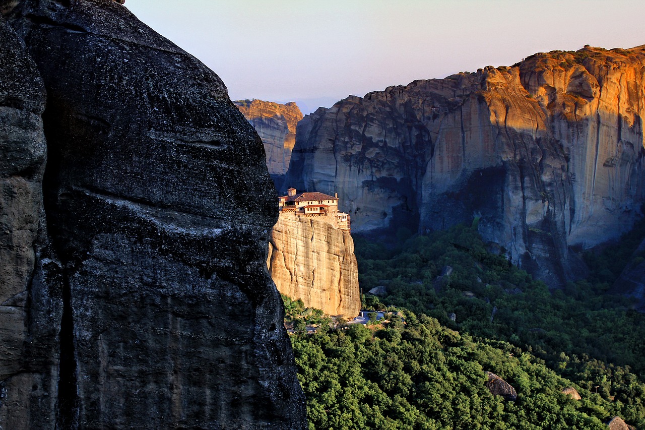 greece meteors rocks free photo