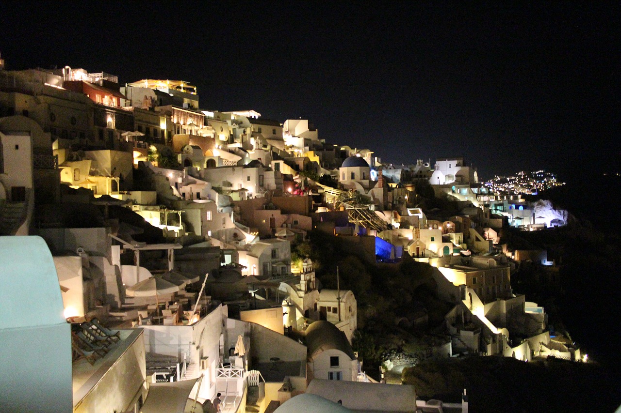 greece santorini island free photo