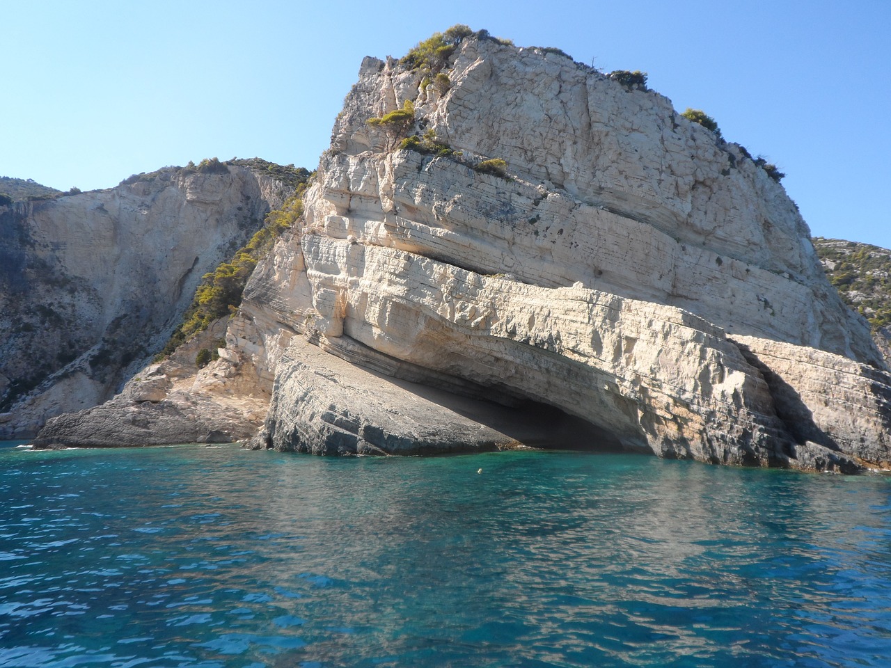greece zakynthos blue caves free photo