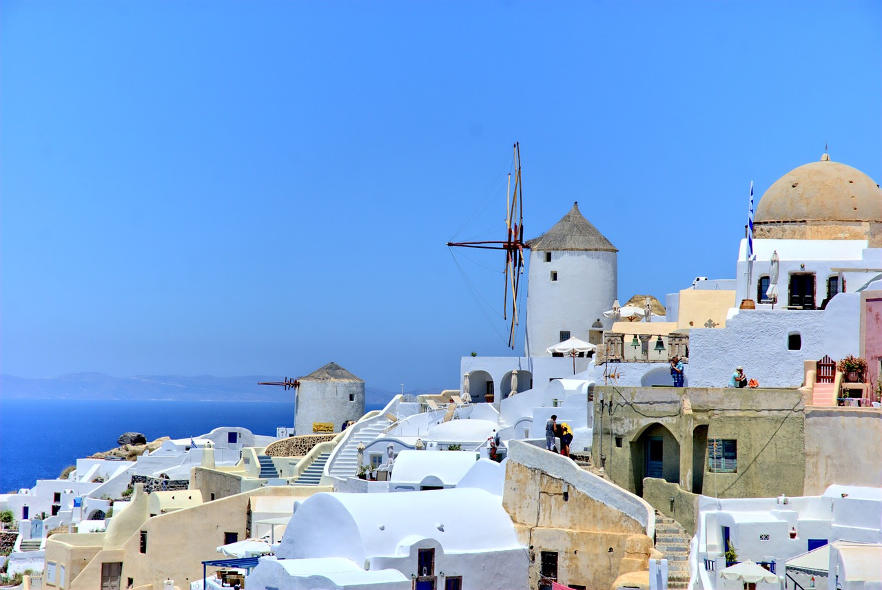 greece santorini beach free photo