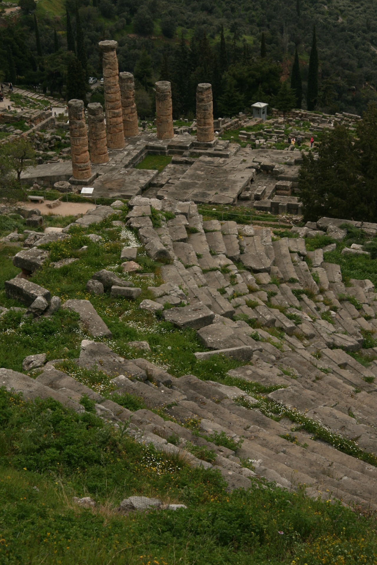 greece delphi ruins free photo