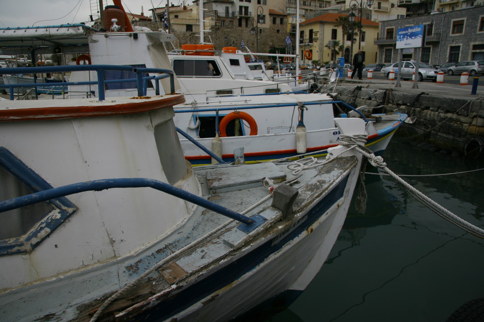 greece fishing boats free photo