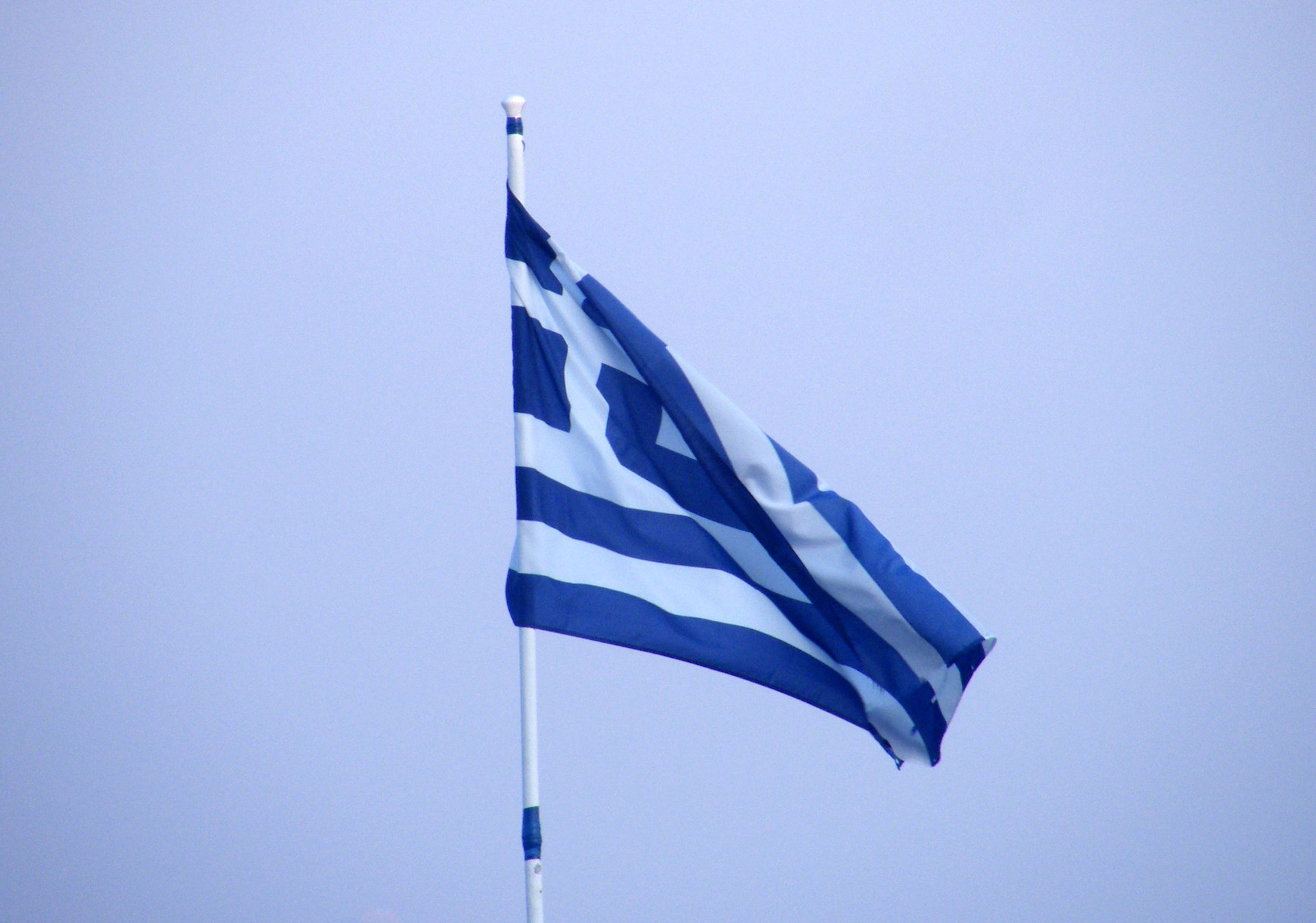 greece flag wind free photo