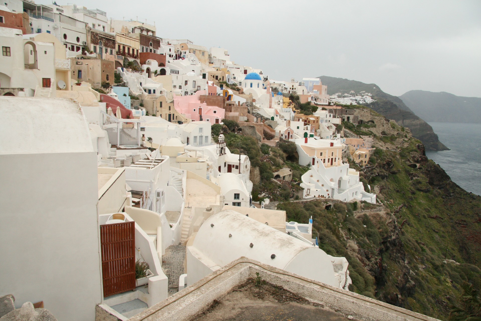 greece santorini blue free photo