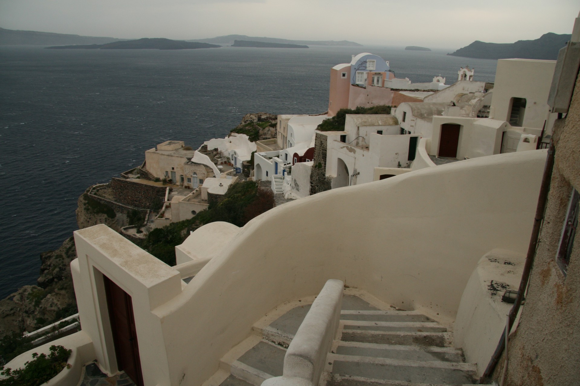 greece santorini ocean free photo