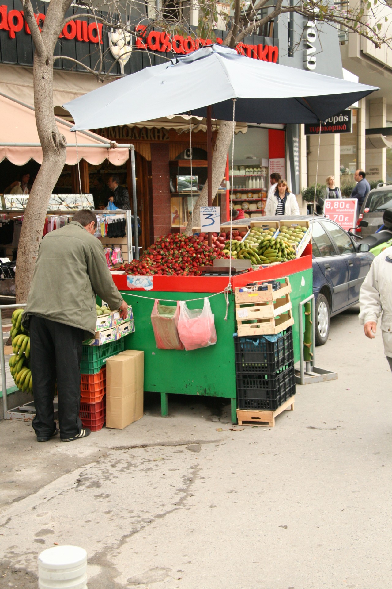 greece street vendor free photo