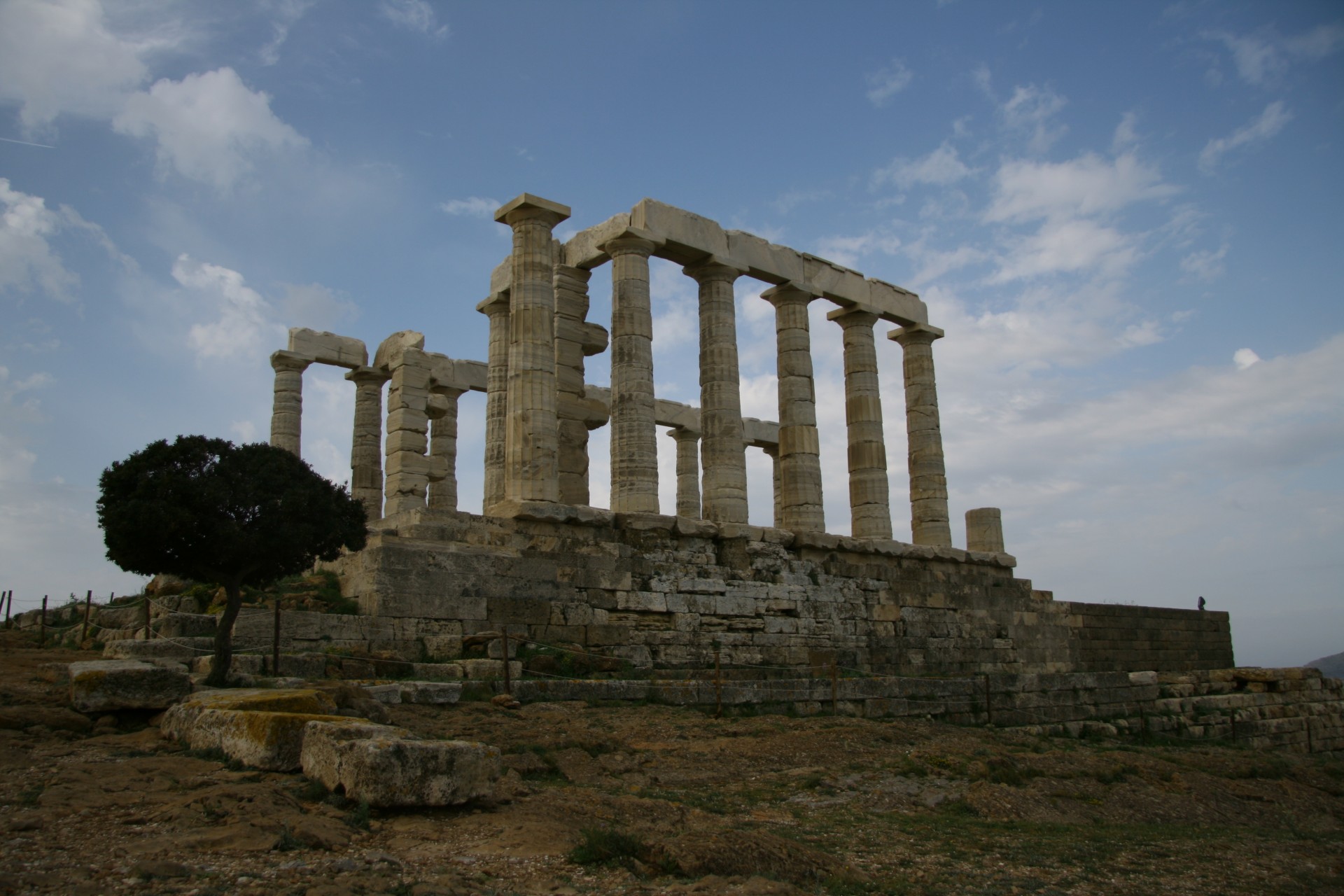 greece temple poisiden free photo