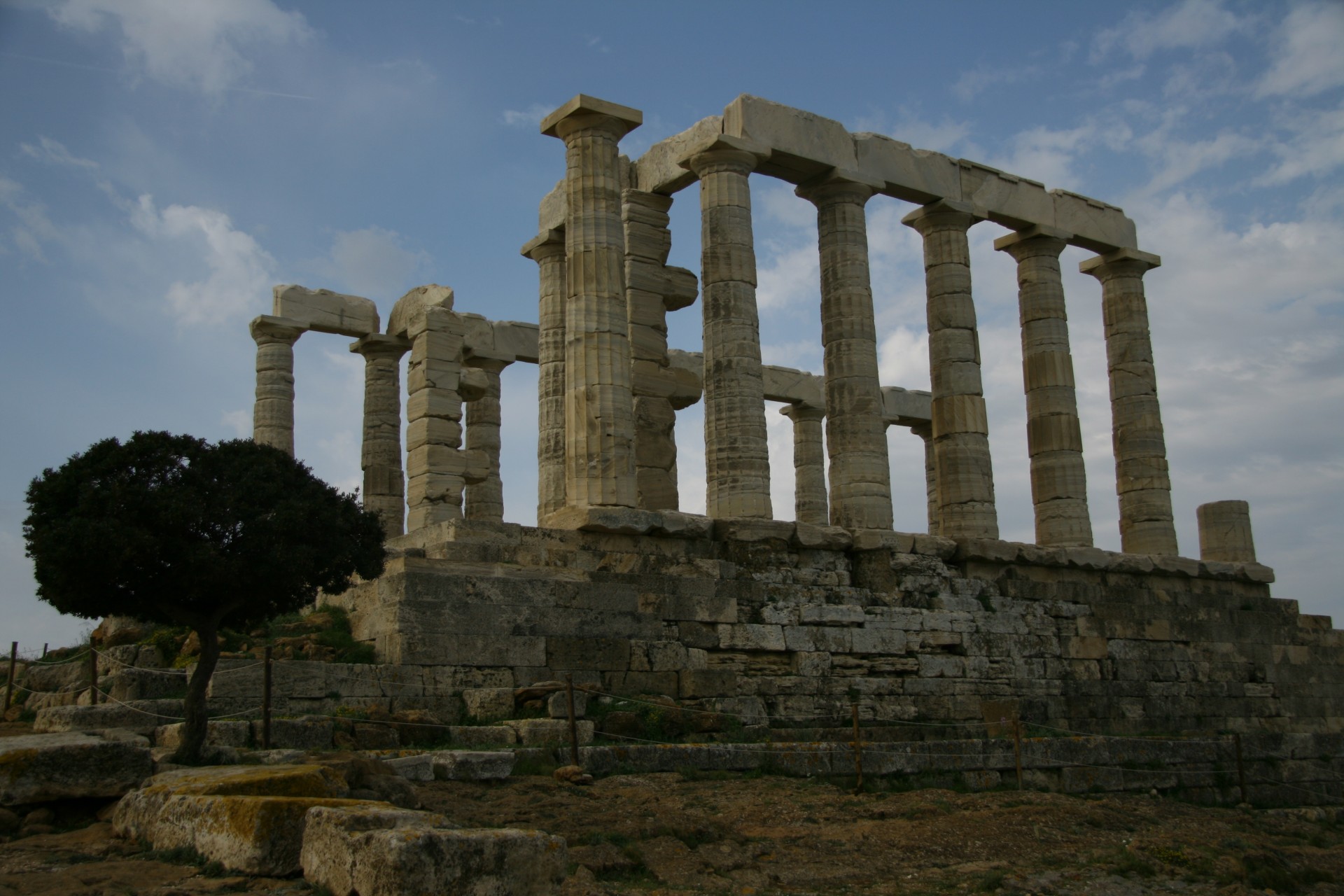 greece temple poisiden free photo