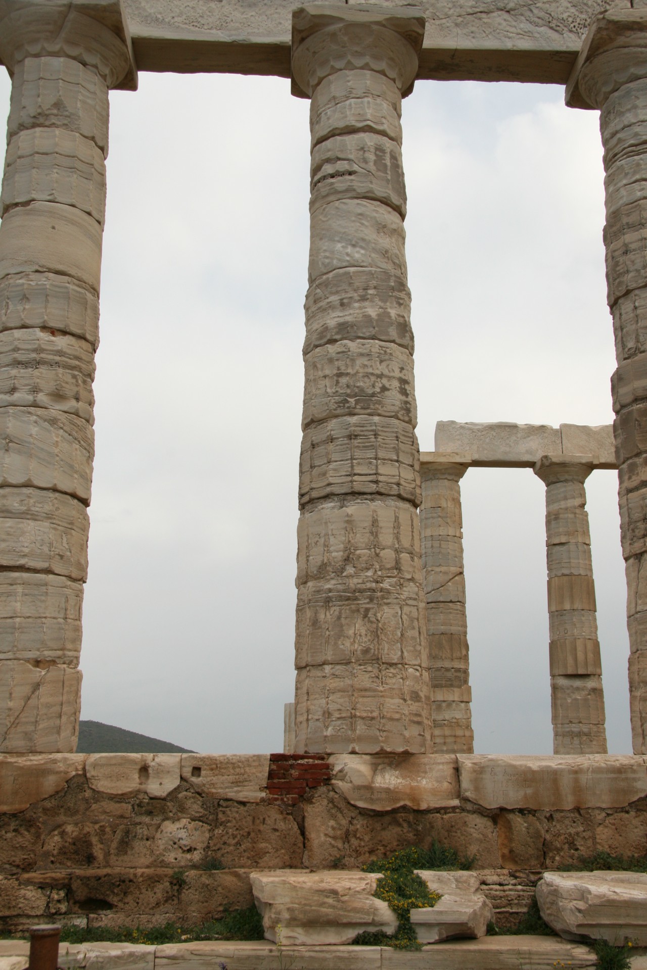 greece temple poseidon free photo