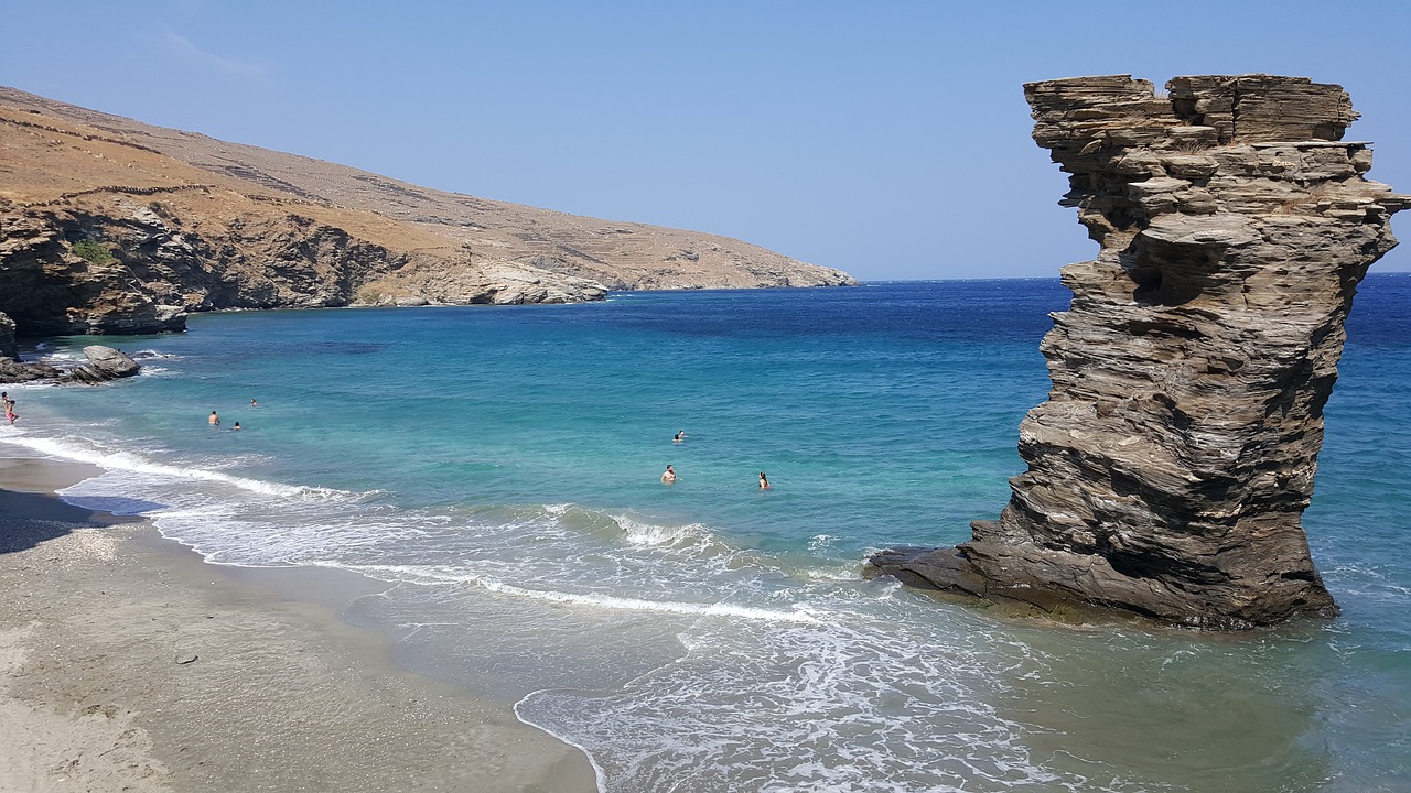 greek island andros free photo