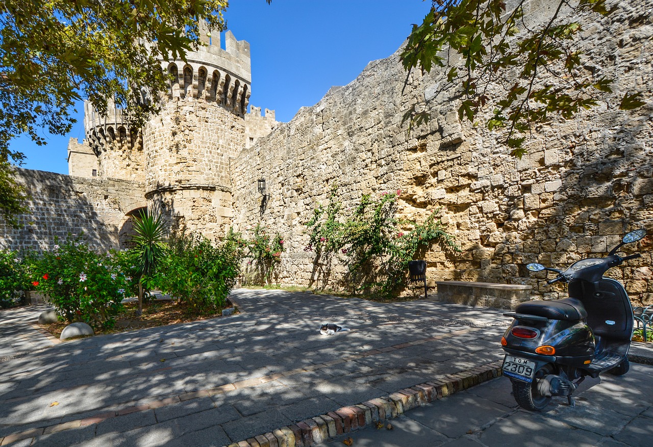 greek greece castle free photo