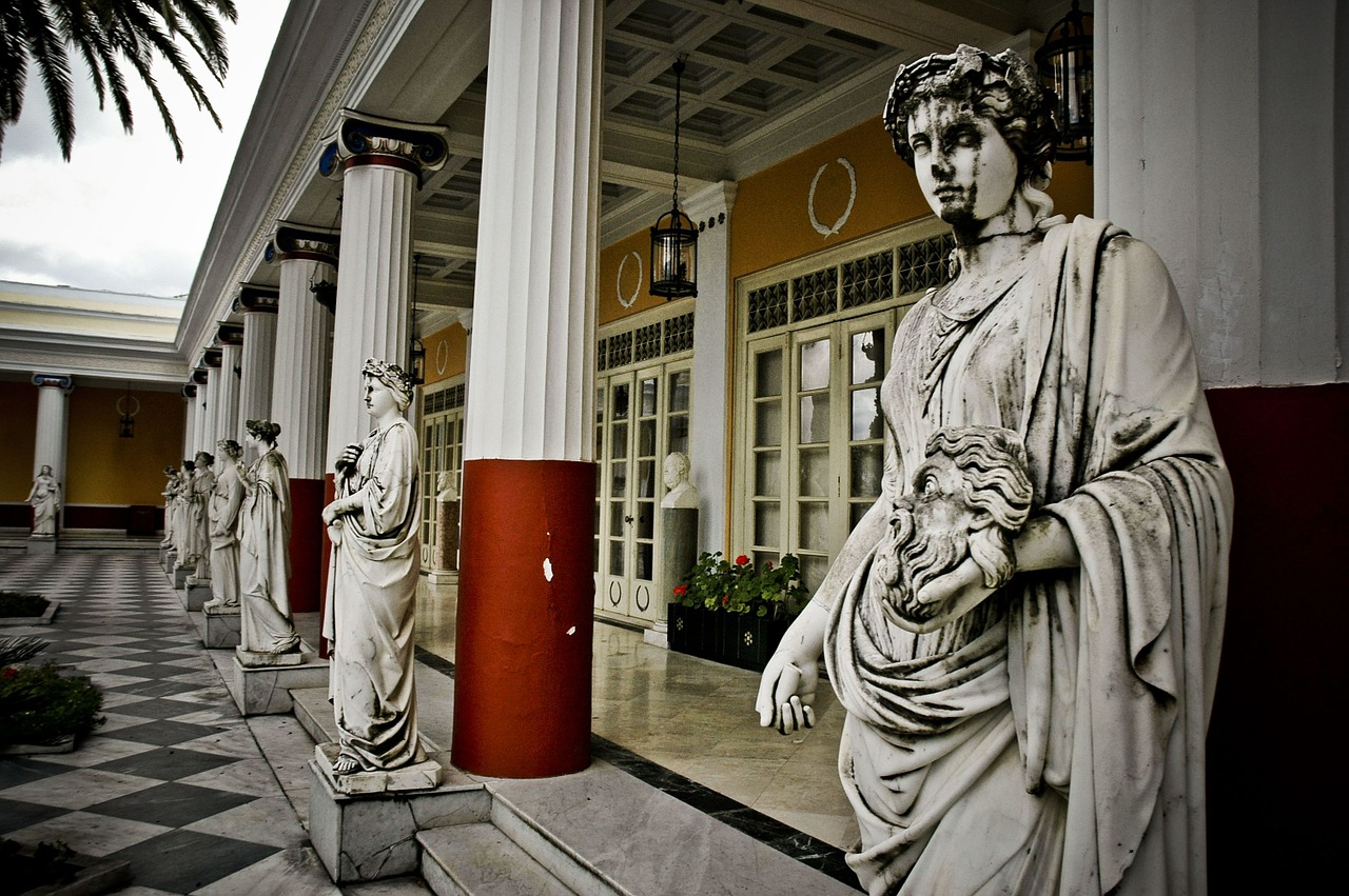 greek statue architecture free photo
