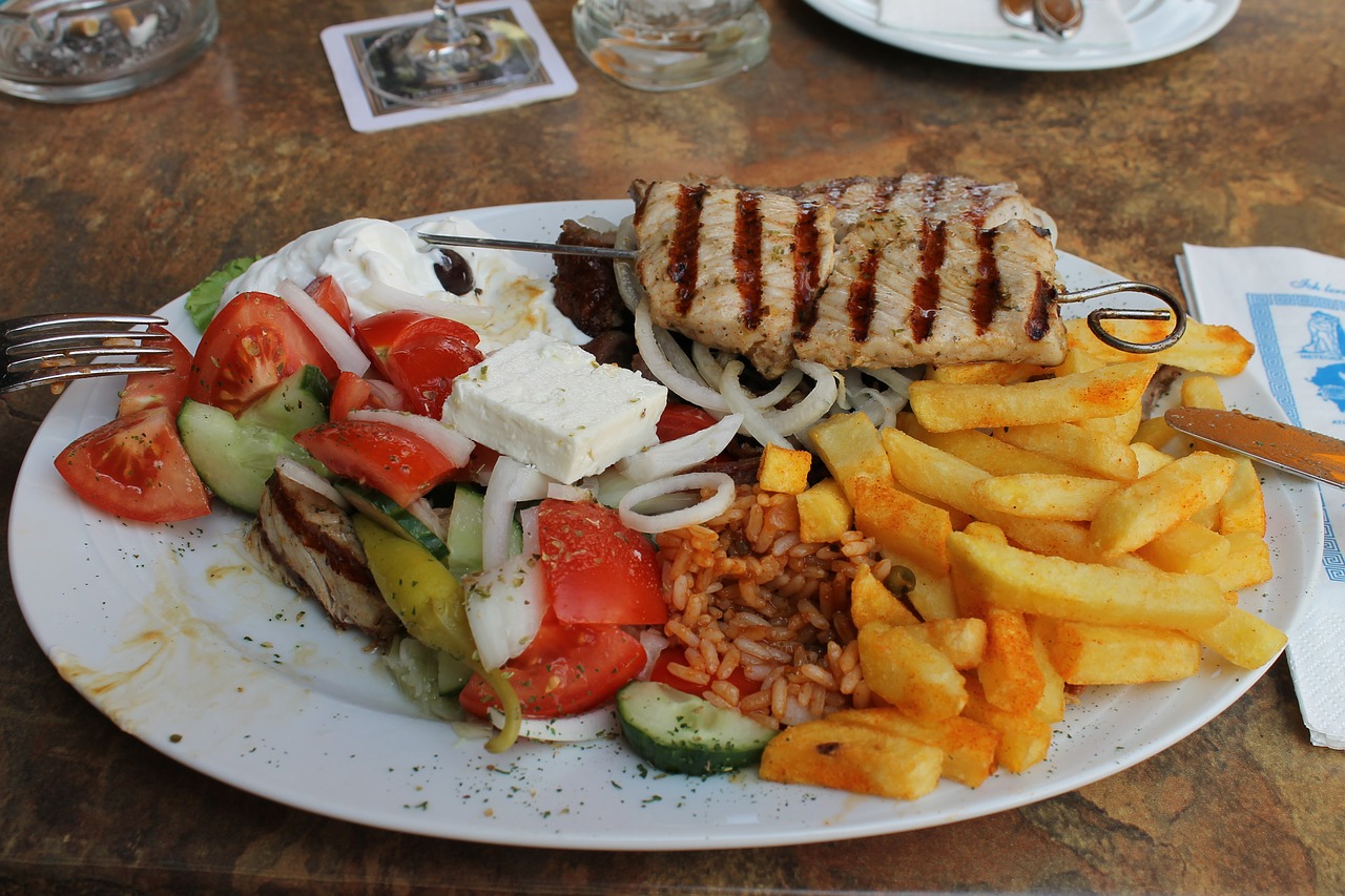 greek eat plate free photo
