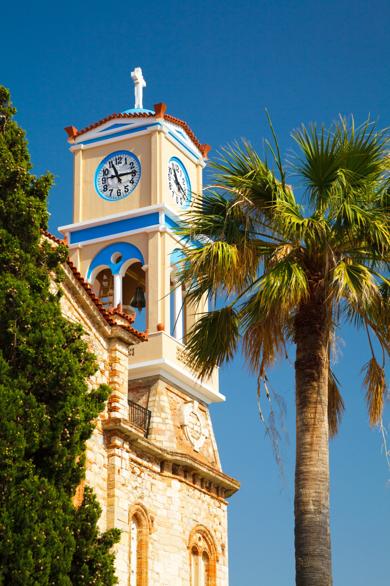 palm tree architecture sky free photo