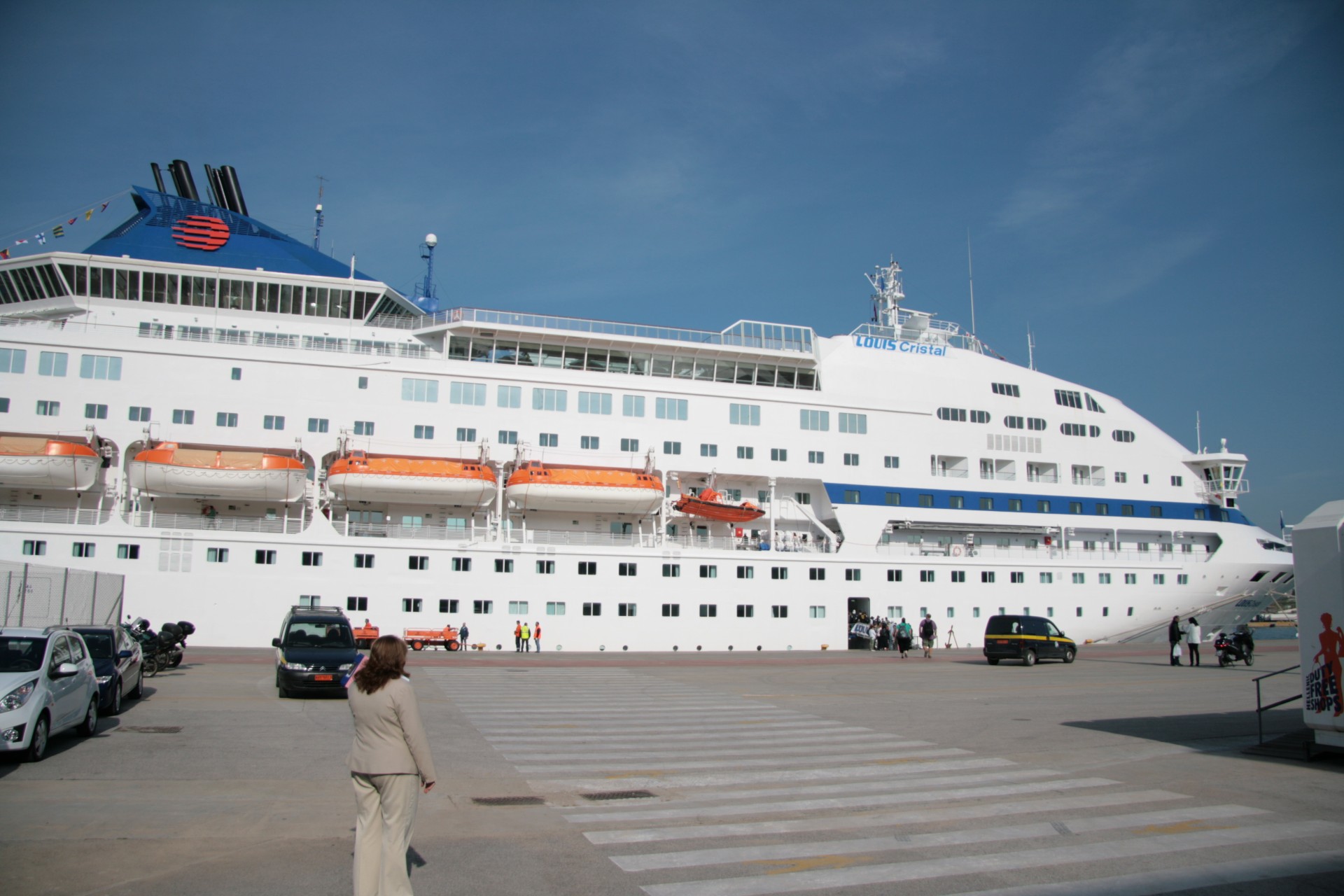 greek cruise ship free photo