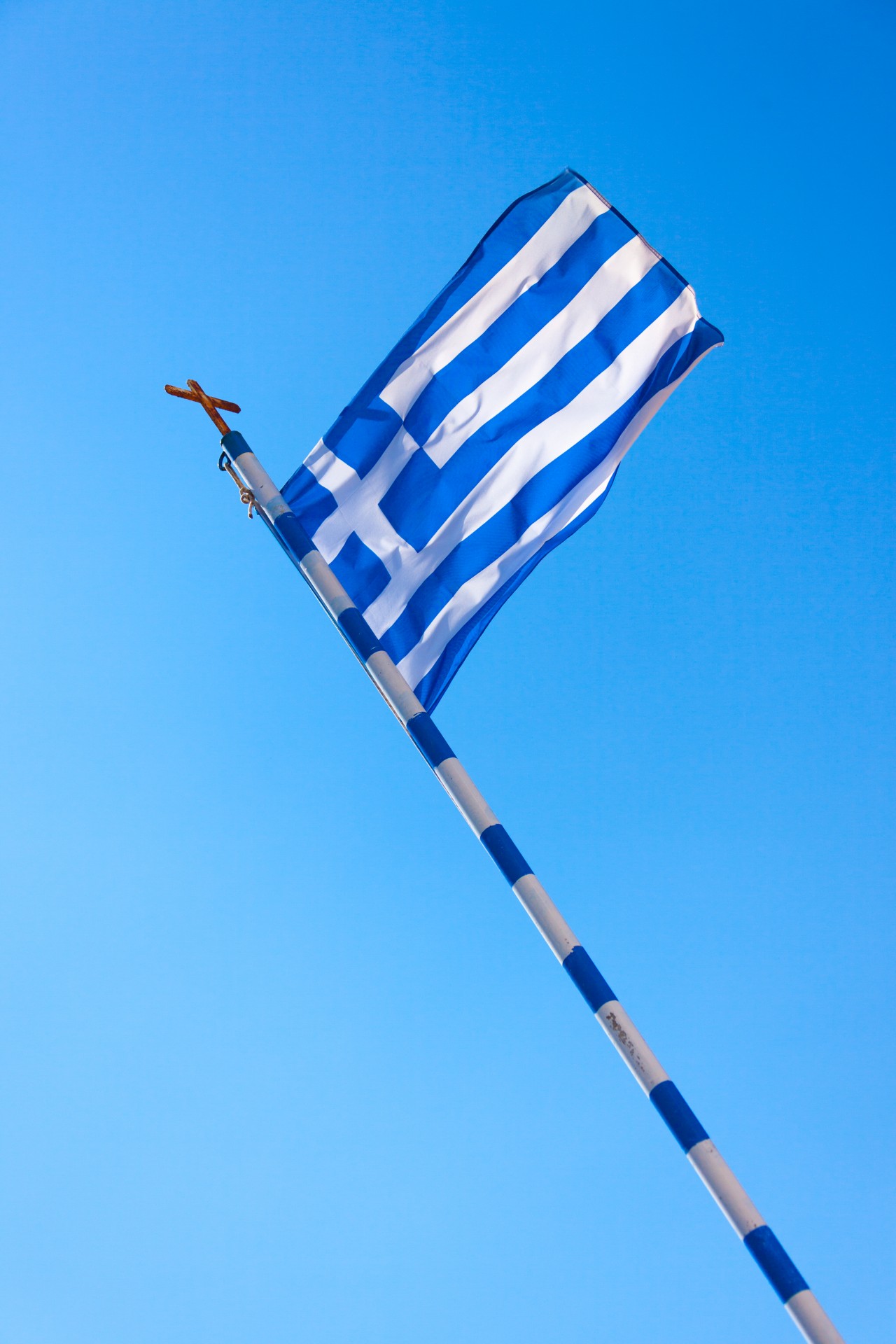 flag greek greece free photo