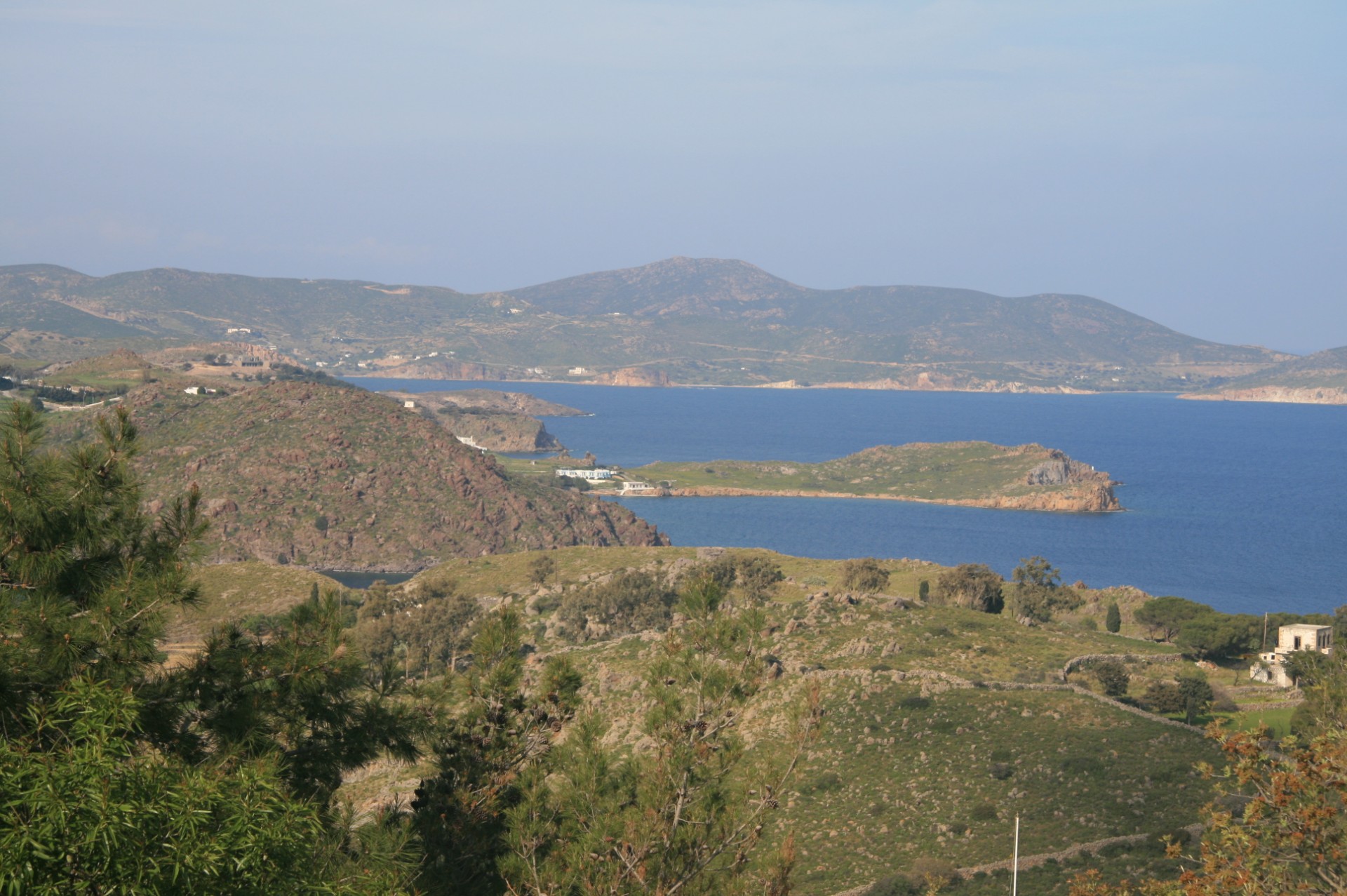 greek island patmos free photo