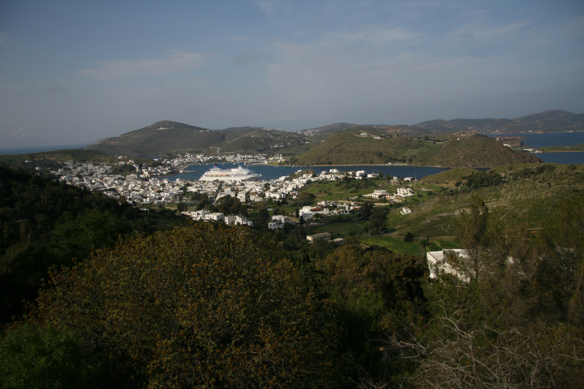 greek island patmos free photo