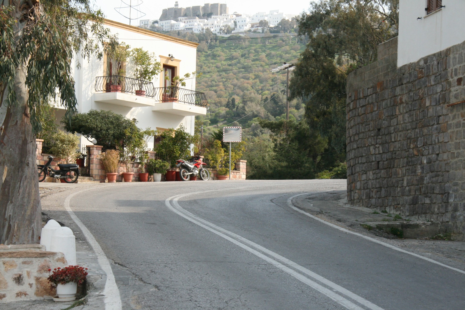 greek island patmos free photo