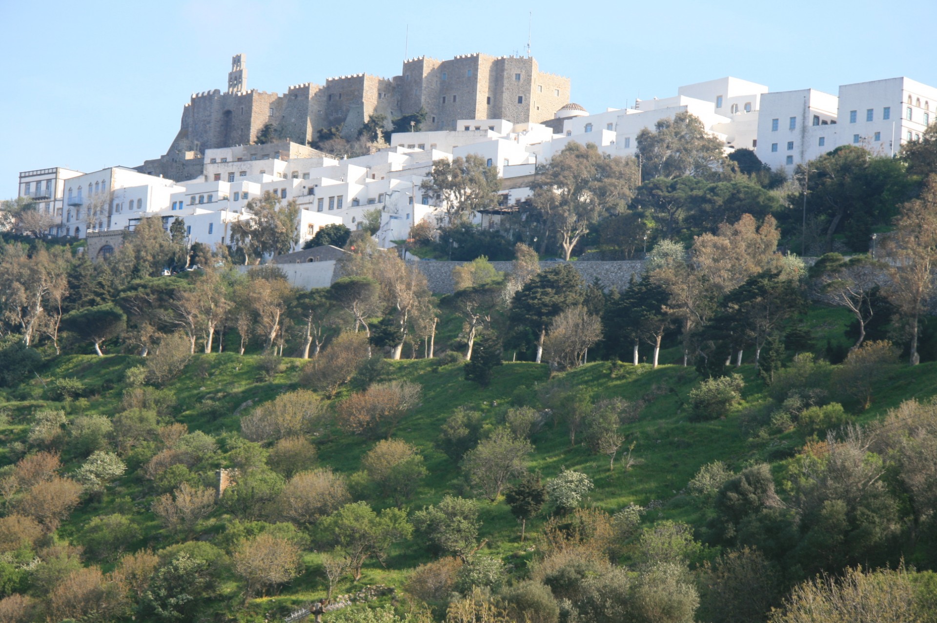 greek island patmos free photo