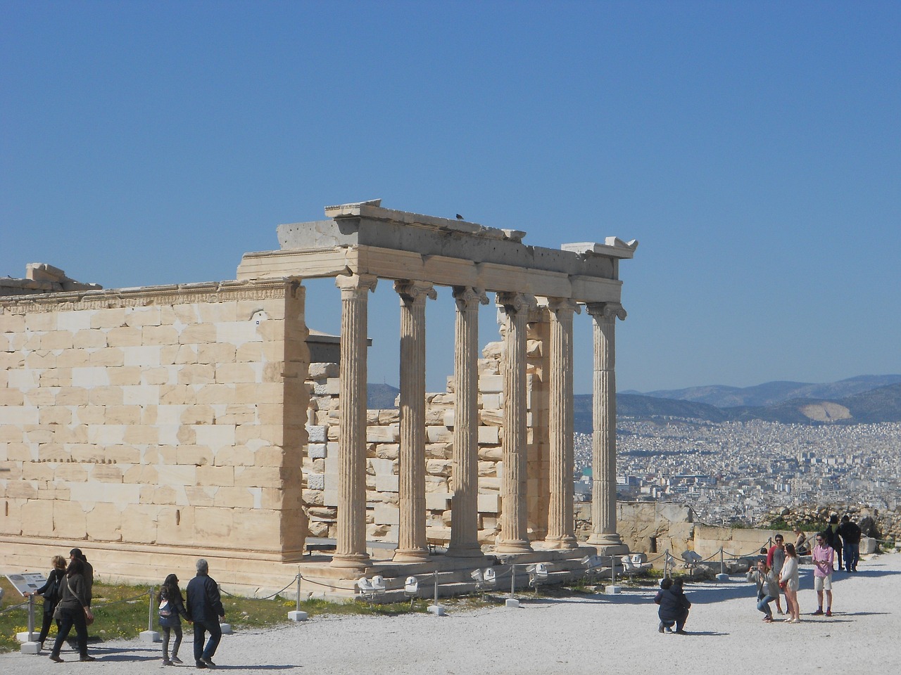 greek temple acropolis greece free photo