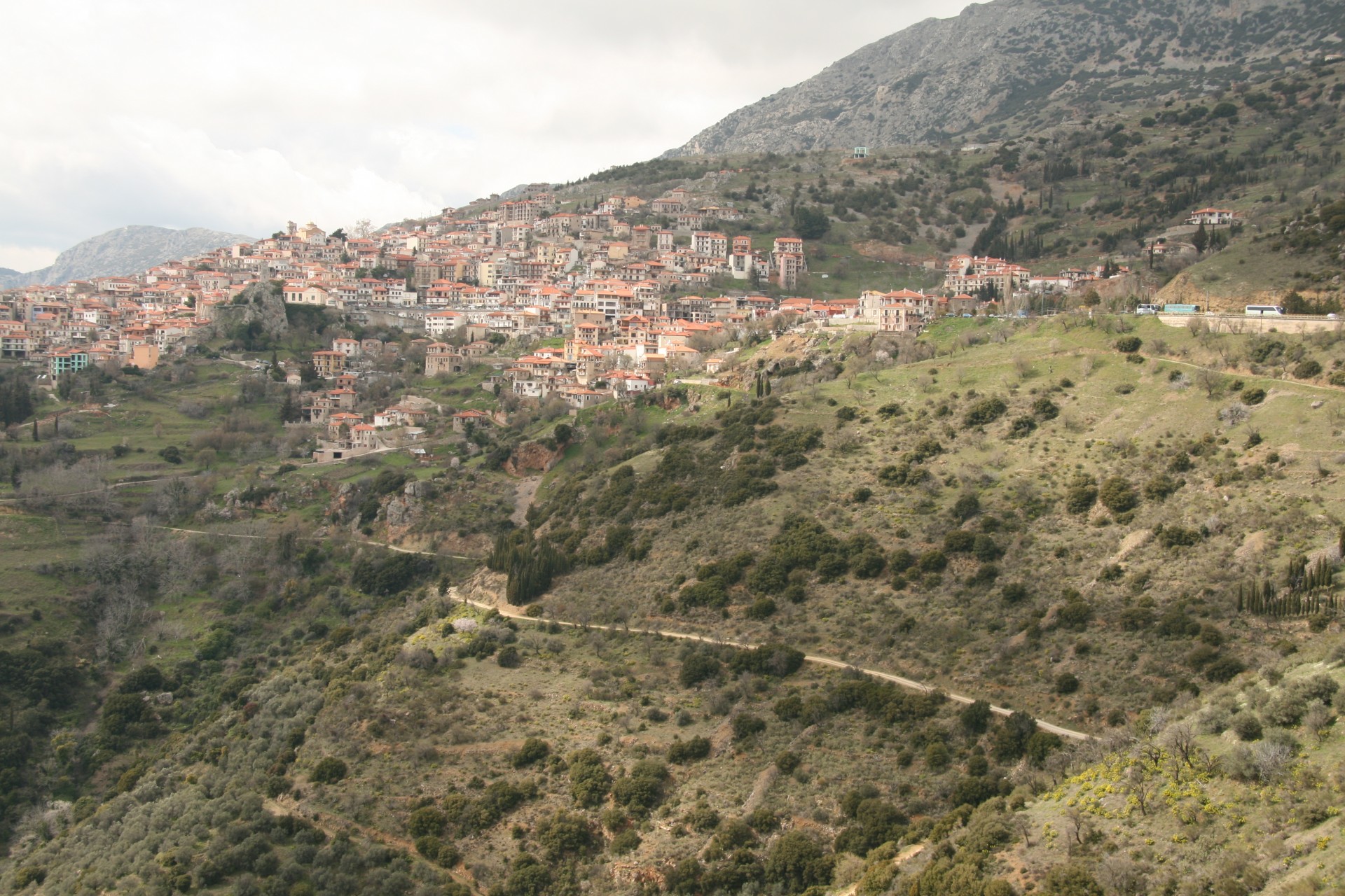 greek town arahova free photo