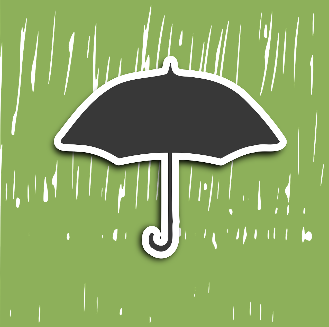 green icon rain free photo