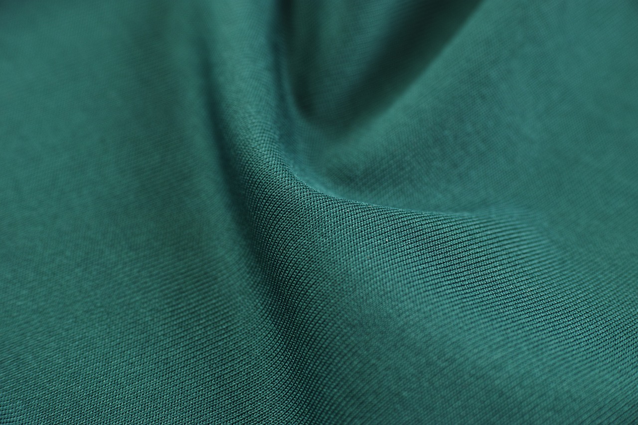 green fabric textile free photo