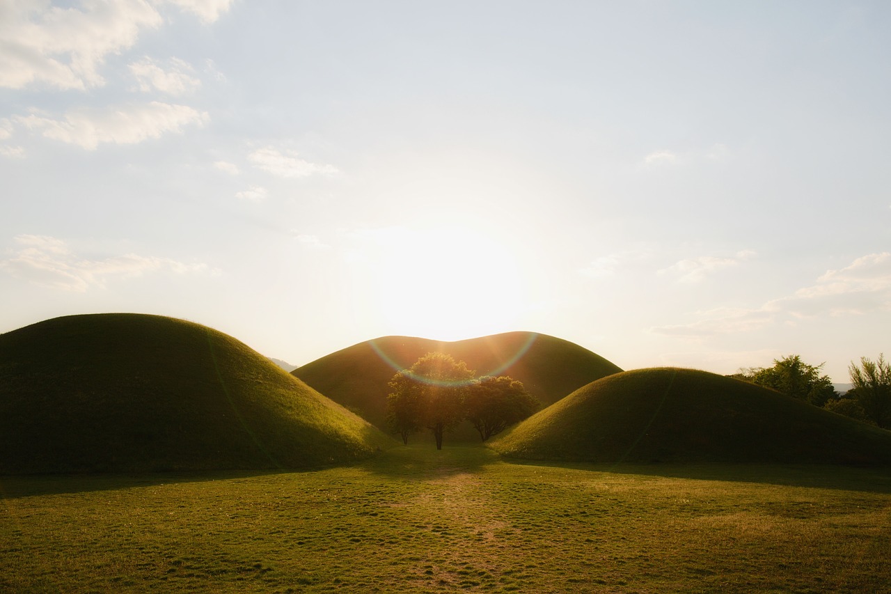 green grass mountain free photo