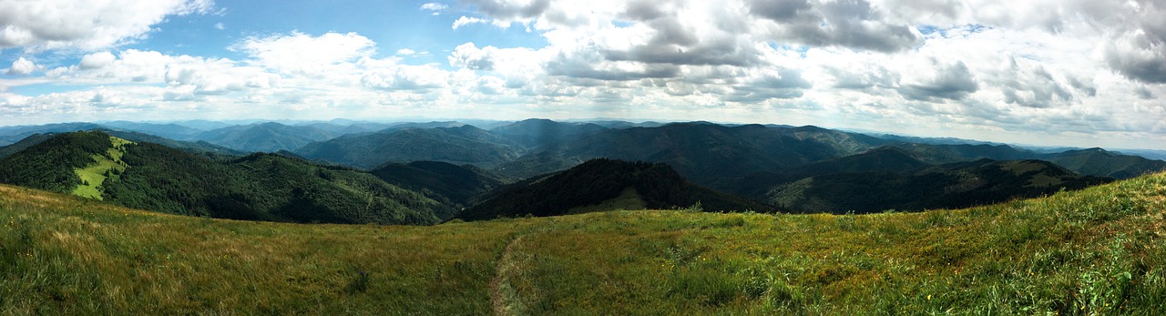 green grass mountain free photo