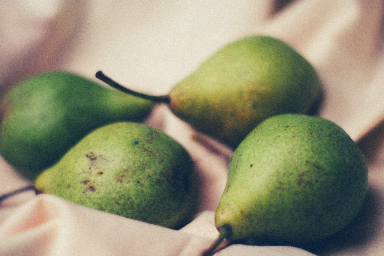 green pears fruits free photo
