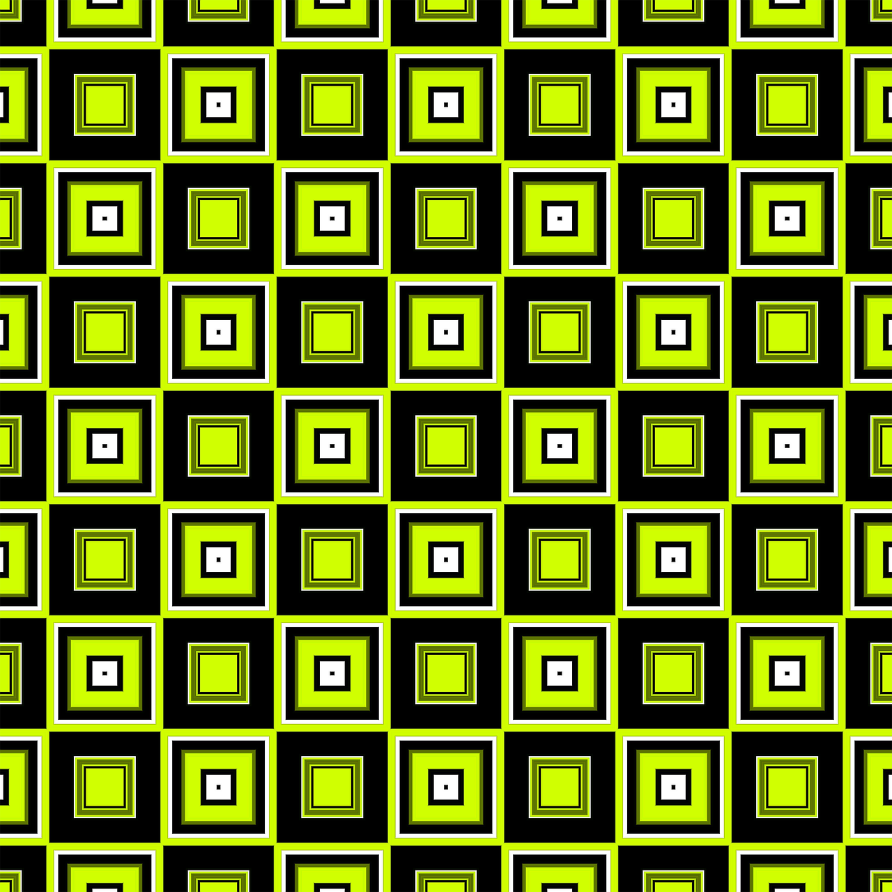 green pattern square free photo