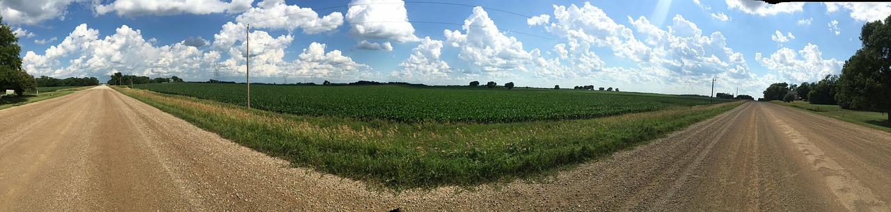 green landscape sky free photo