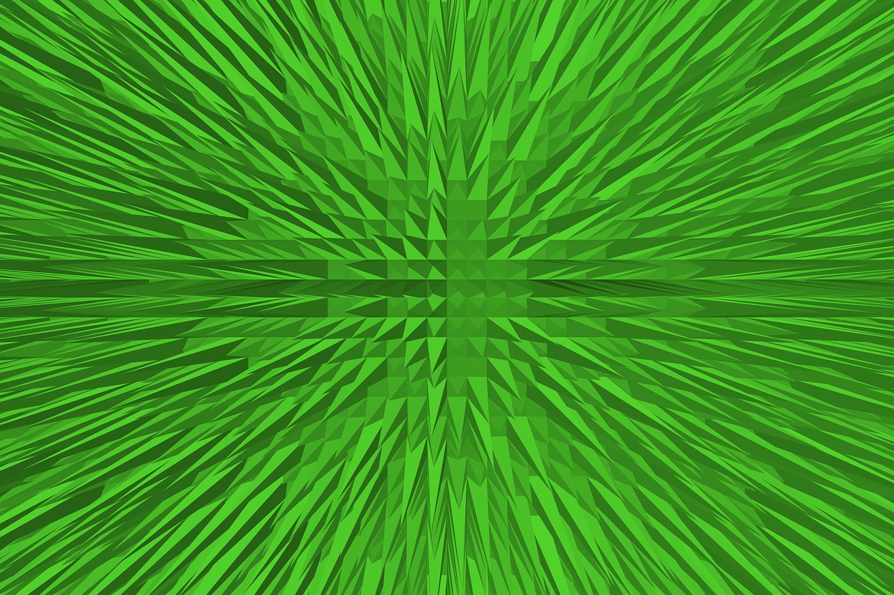 green  pattern  triangle free photo