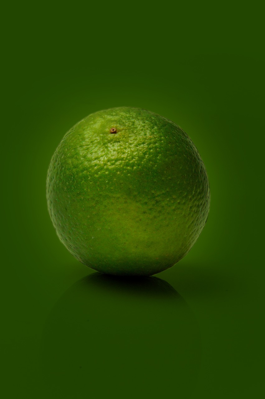 green  lemon  unique free photo