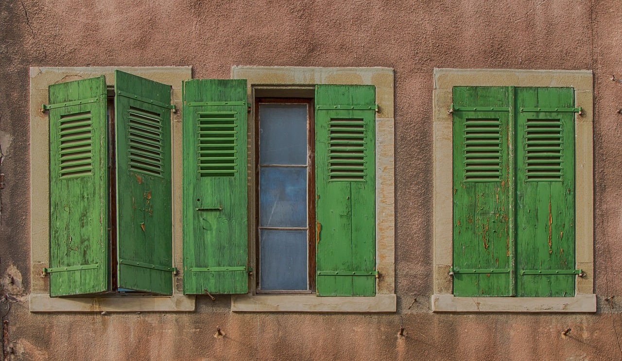 green  windows  window free photo