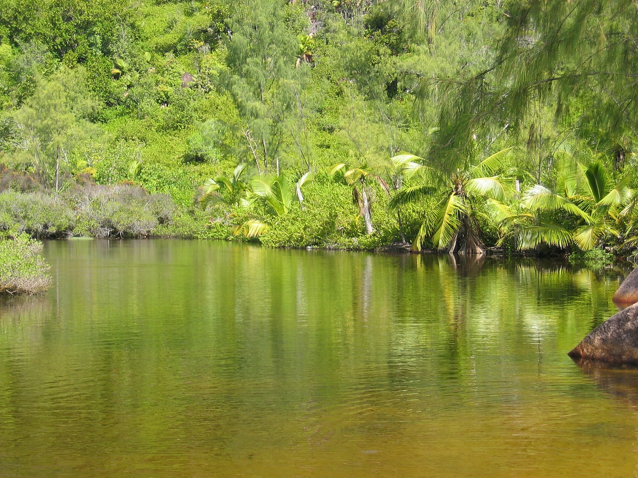 green lake waters free photo