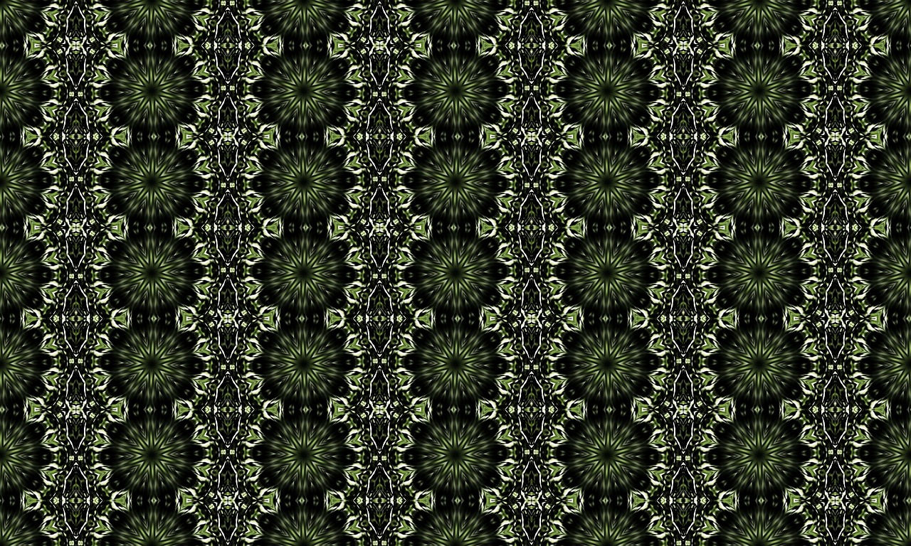 green pattern background free photo