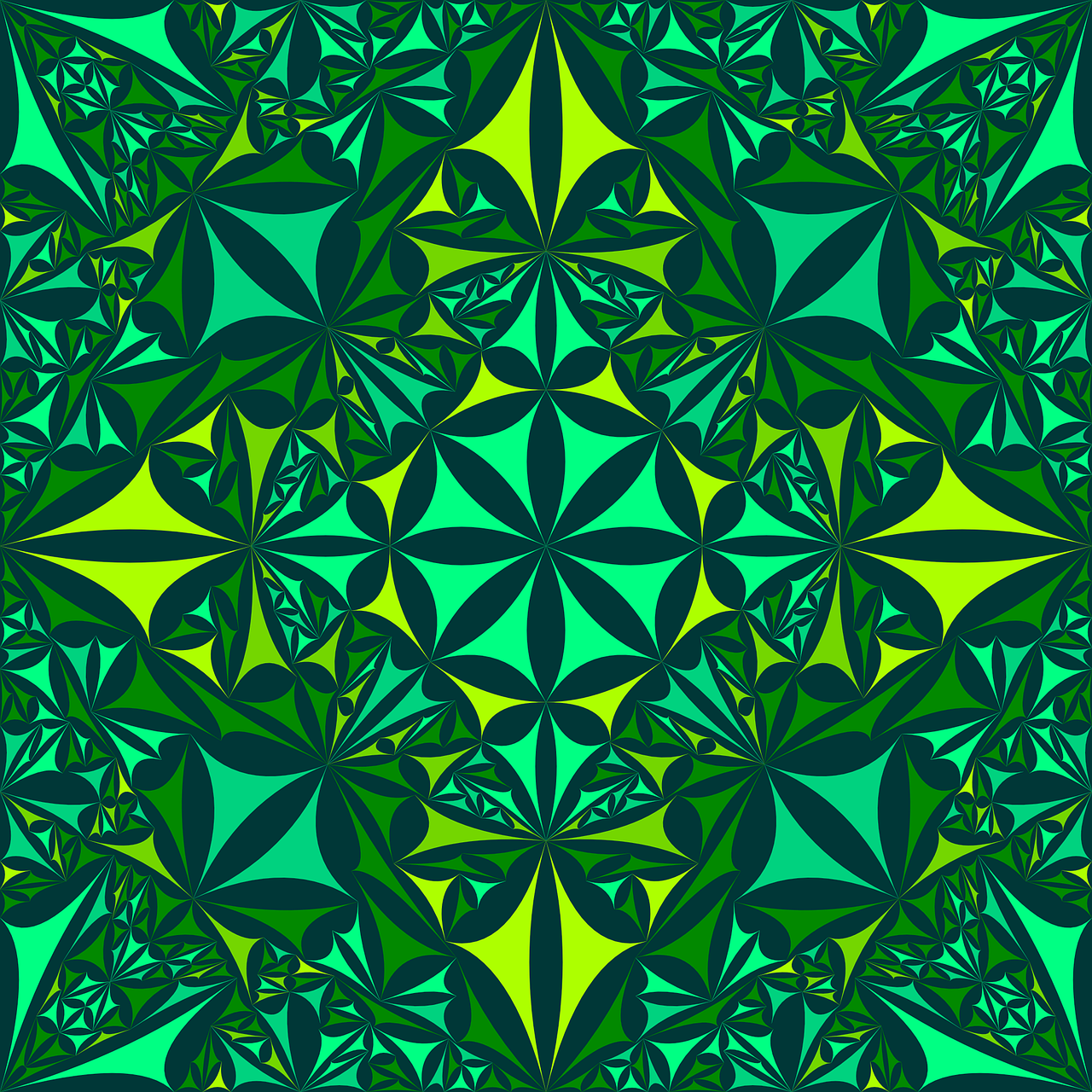 green triangle pattern free photo