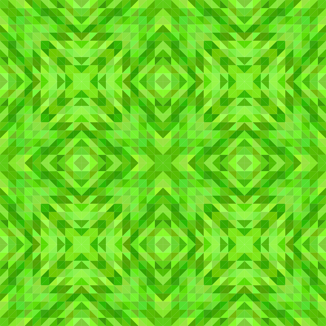 green pattern mosaic free photo