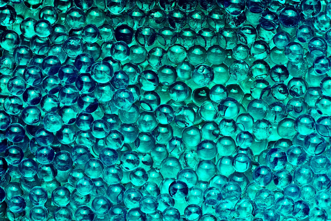 green coloured balls free photo