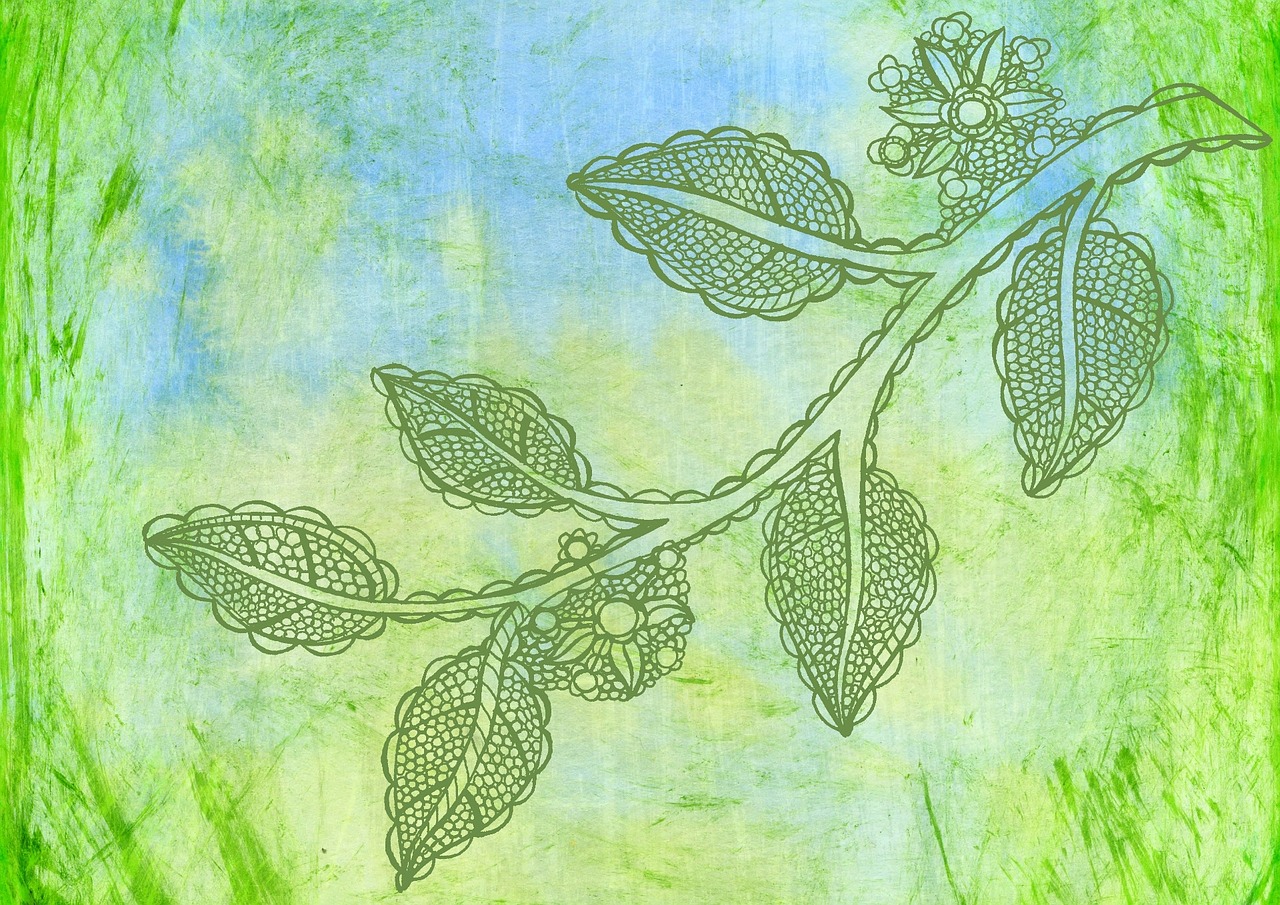 green leaves background free photo