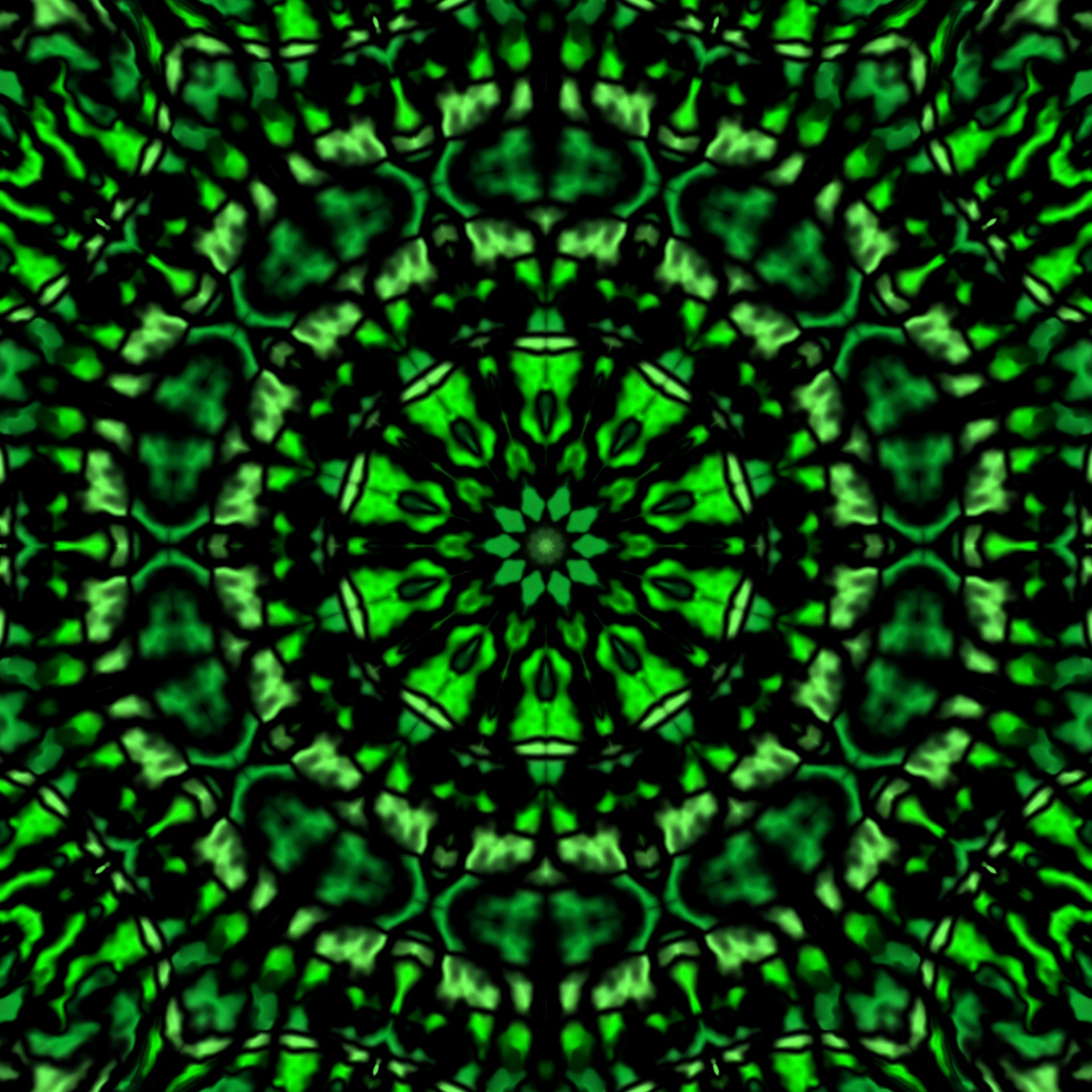 kaleidoscope abstract green free photo